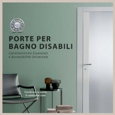 portes de salle de bain pour personnes handicapées portes intérieures bertolotto