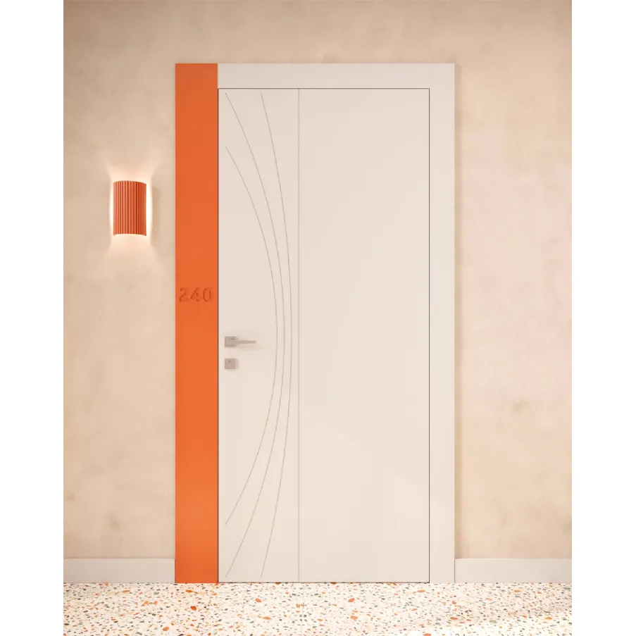 portes coupe-feu pour portes intérieures d'hôtels de prévention des incendies bertolotto