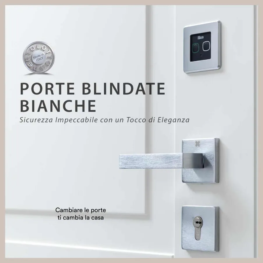 portes blindées blanches