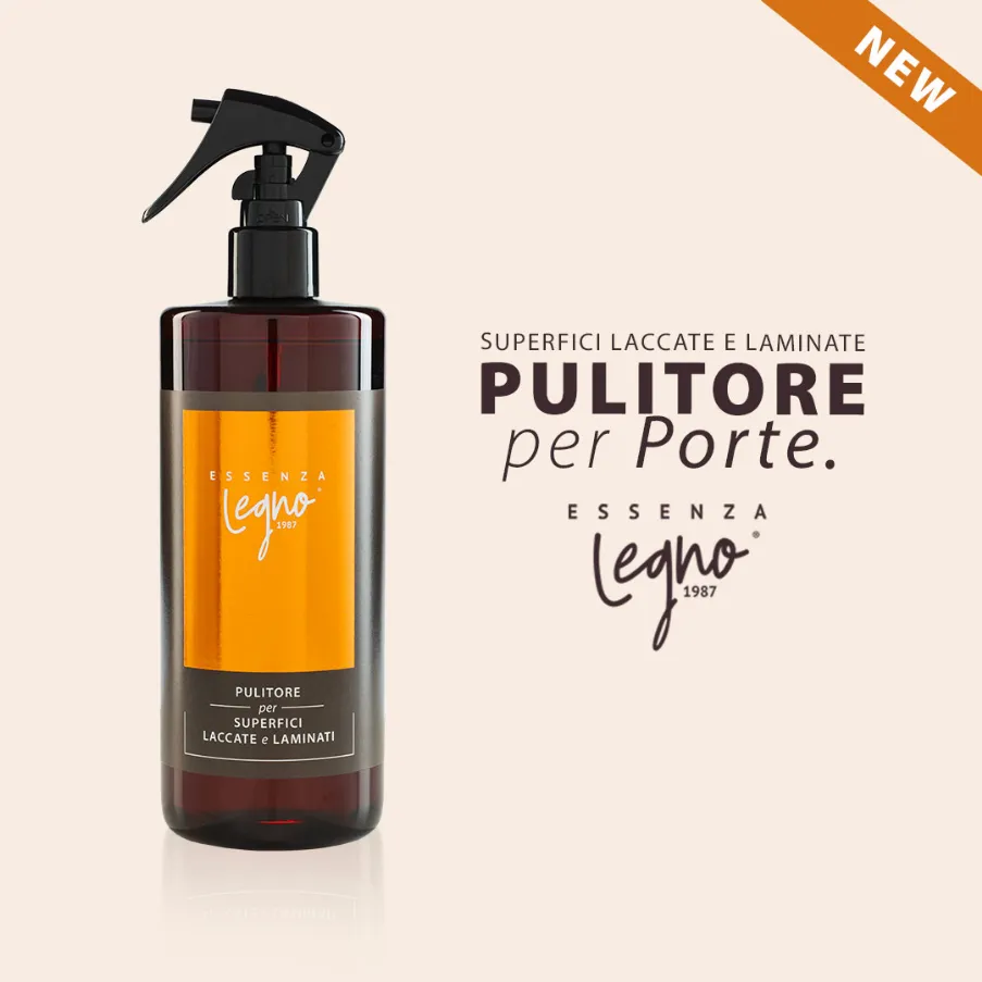 produits de nettoyage pour nettoyer les portes internes en laminé Bertolotto Essenzalegno