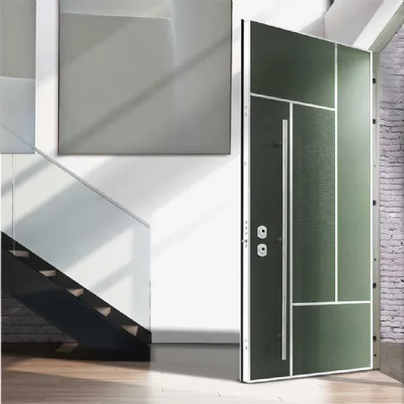 Portes blindées design Bertolotto double cylindre