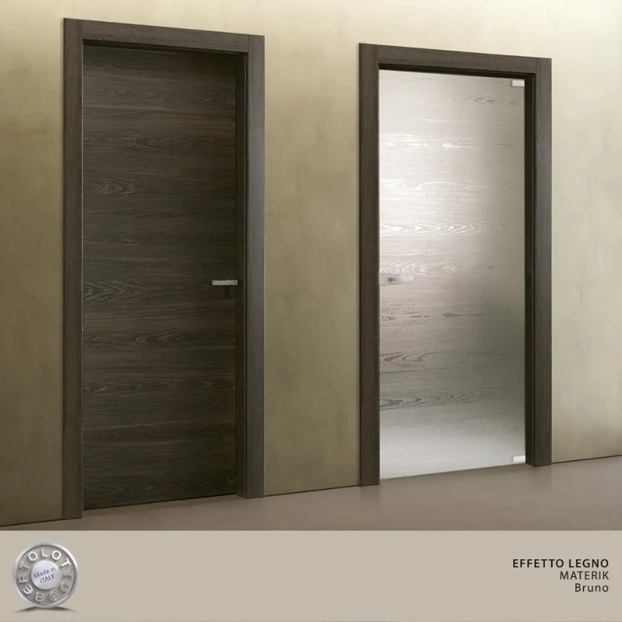 porte laminato effetto legno materik bertolotto