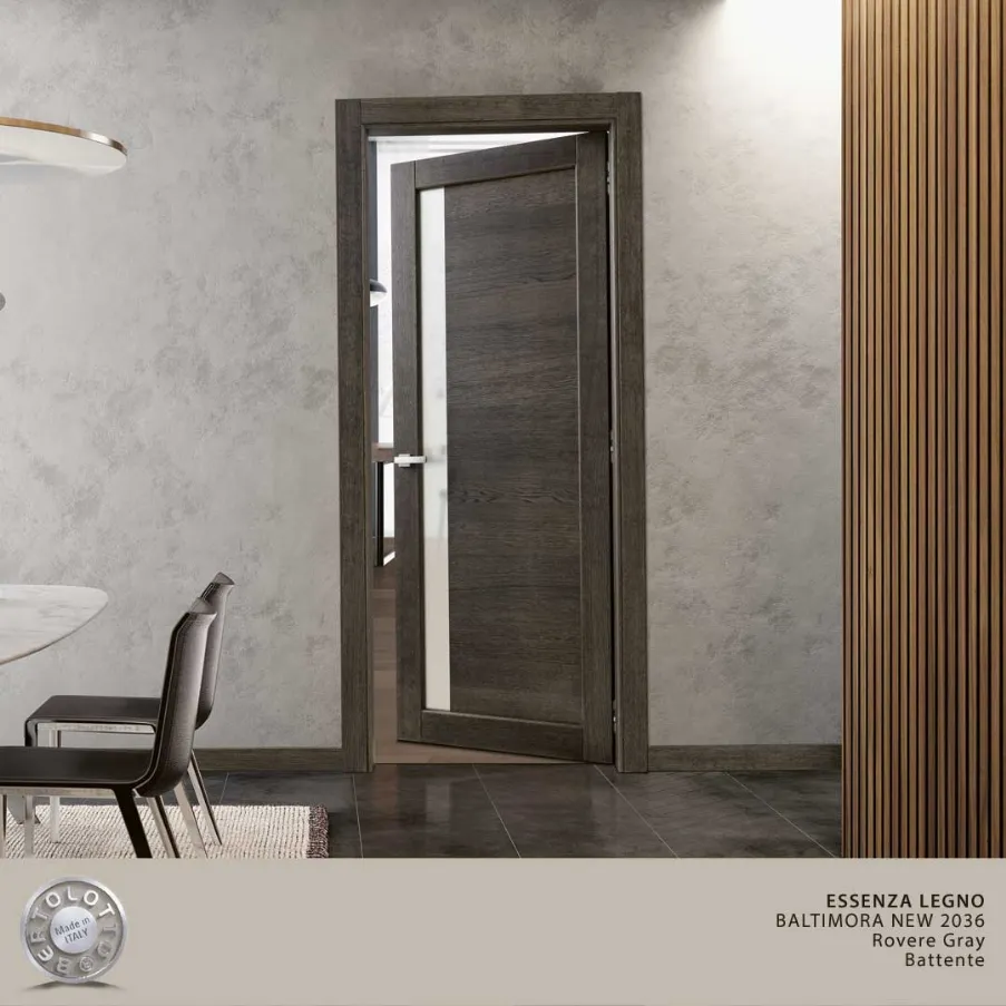 porte interne en bois bertolotto portes