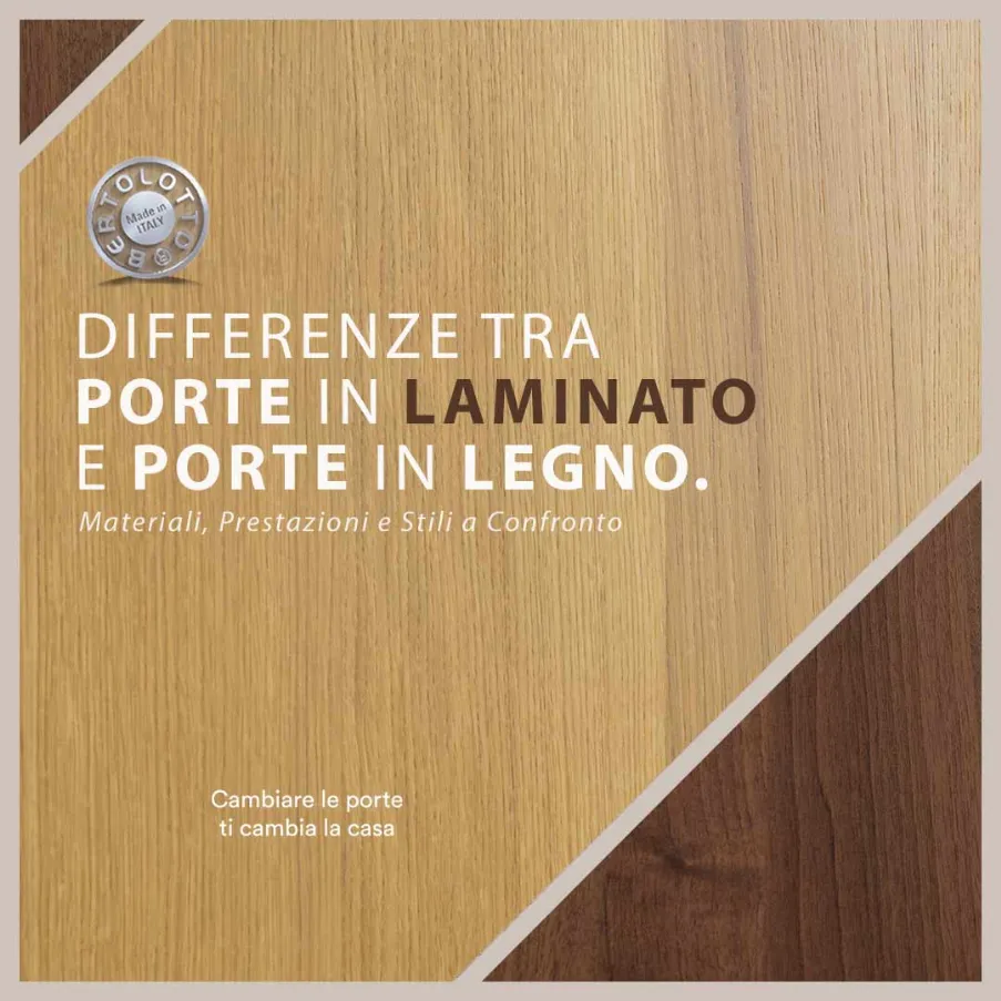 différences entre portes en laminé et portes en bois
