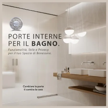portes internes pour la salle de bain Bertolotto comment optimiser les espaces de la maison
