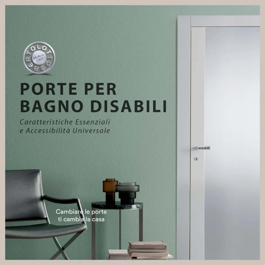 portes de salle de bain pour personnes handicapées portes intérieures bertolotto