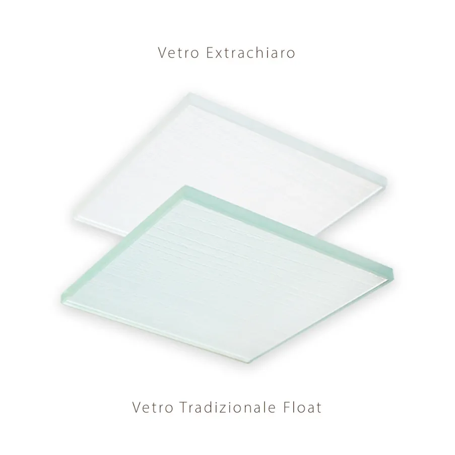 portes intérieures avec verre extra-clair bertolotto