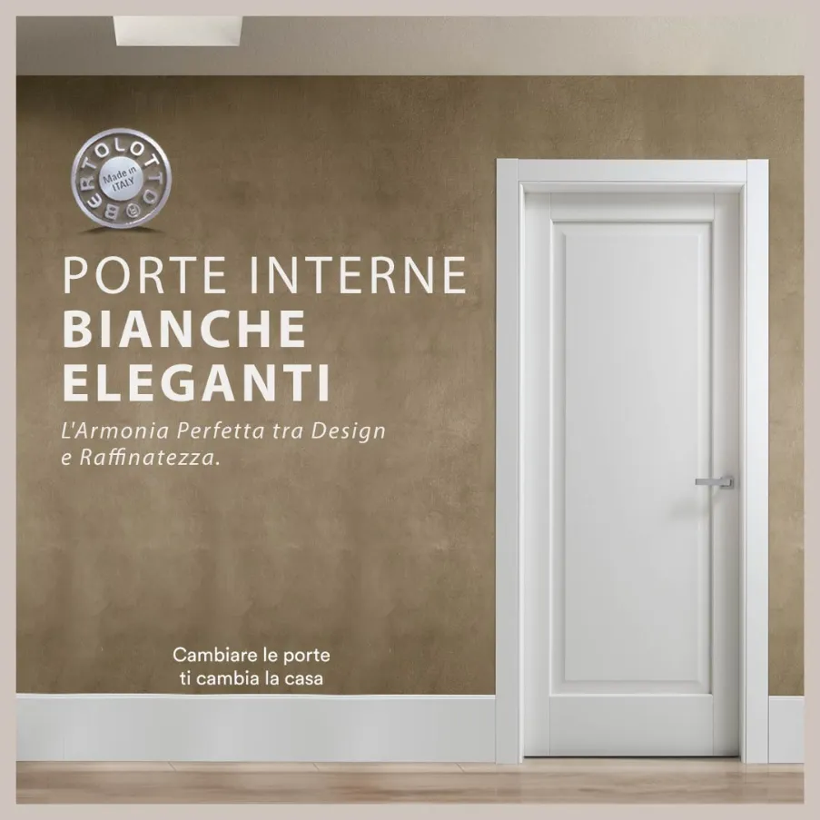 Portes intérieures blanches élégantes