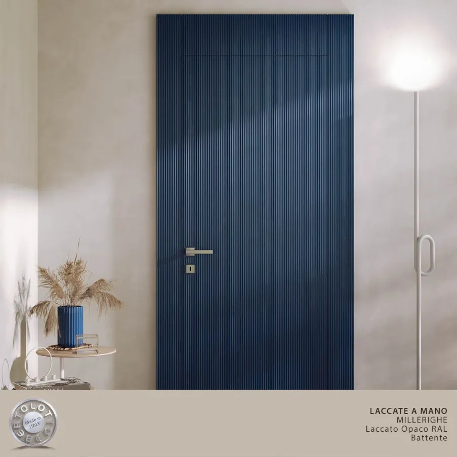 portes intérieures colorées Bertolotto laquées RAL NCS