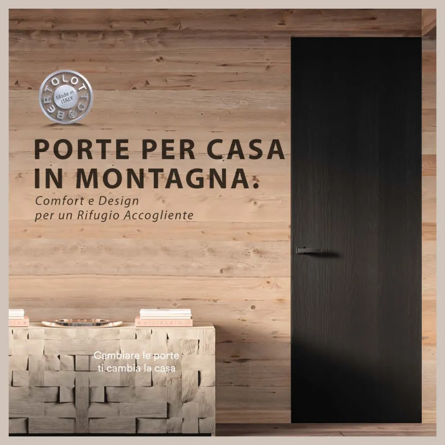 portes d'intérieur pour maison à la montagne de Bertolotto