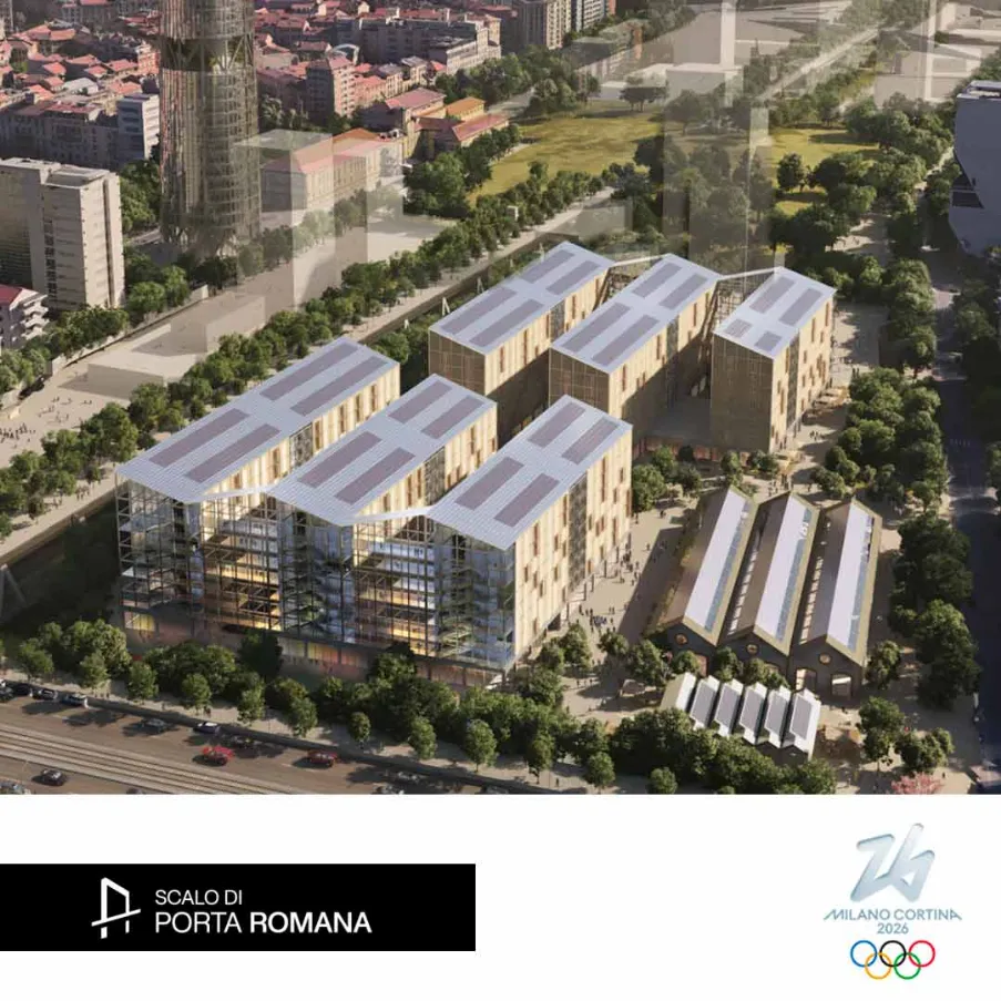 village olympique de Milan Cortina porte Bertolotto