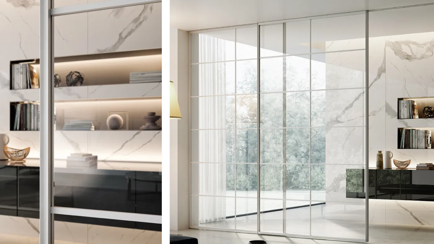 Diviseurs coulissants Planar - Portes intérieures design Made in Italy